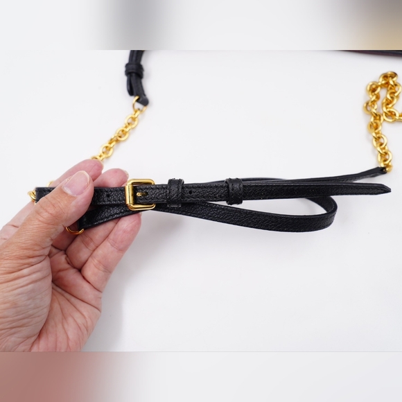 AW47❤️ BURBERRY Haymarket Check Peyton Crossbody Bag - Picture 7 of 14